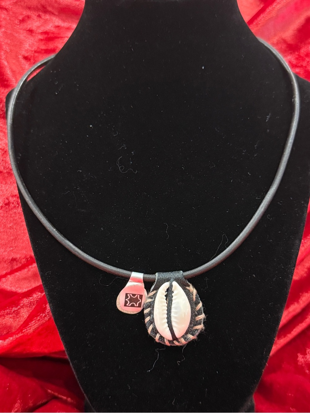 Boho Genuine Leather Cowrie Shell Surfer Choker Necklace